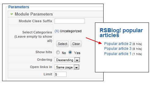 RSBlog! Popular Articles Module